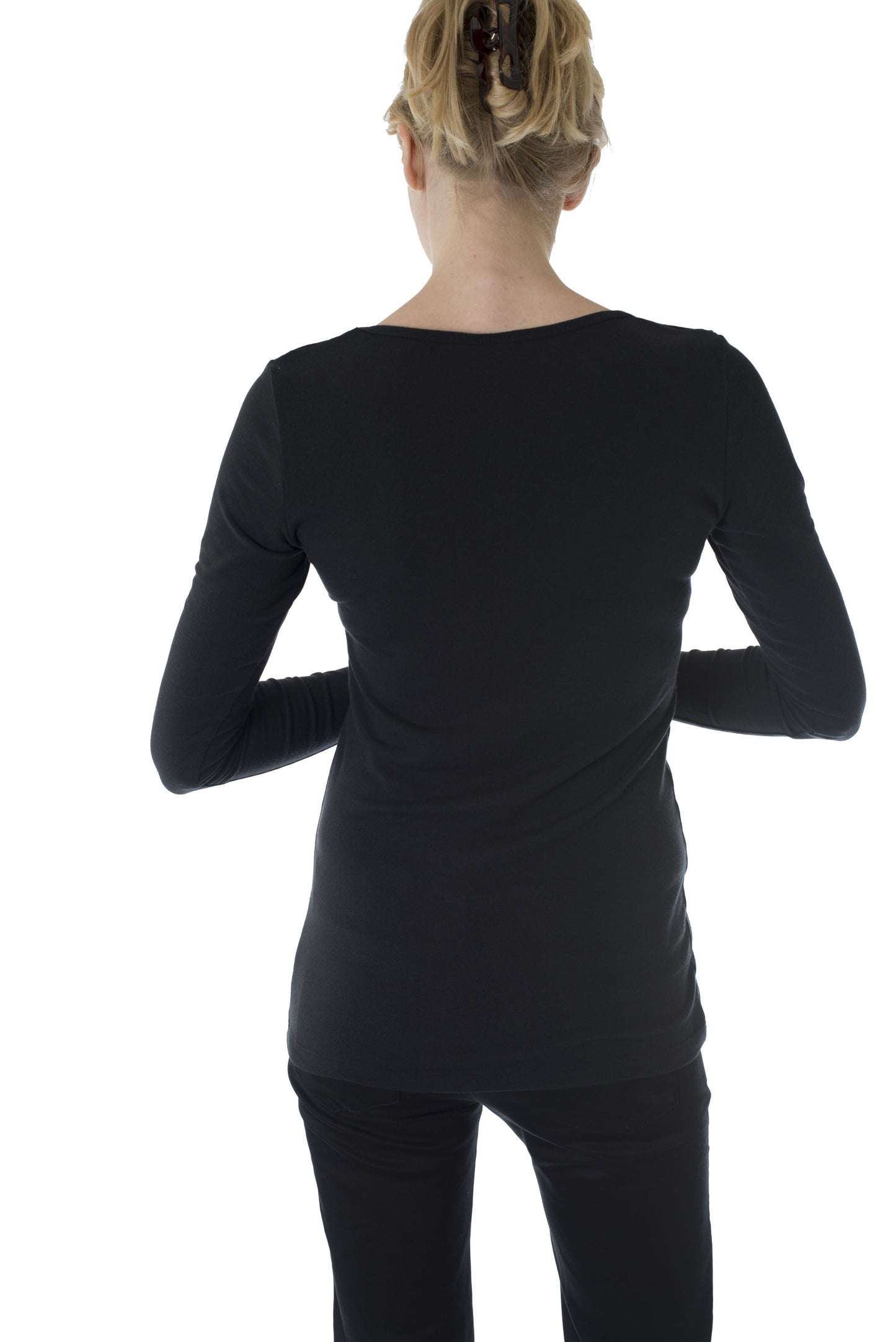 Long sleeve v-neck top