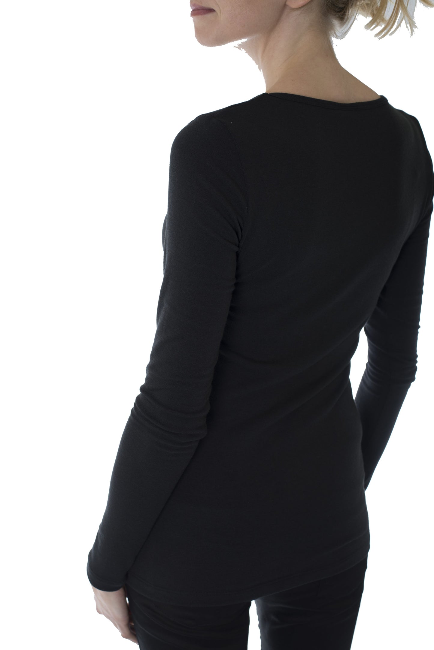 Long sleeve v-neck top