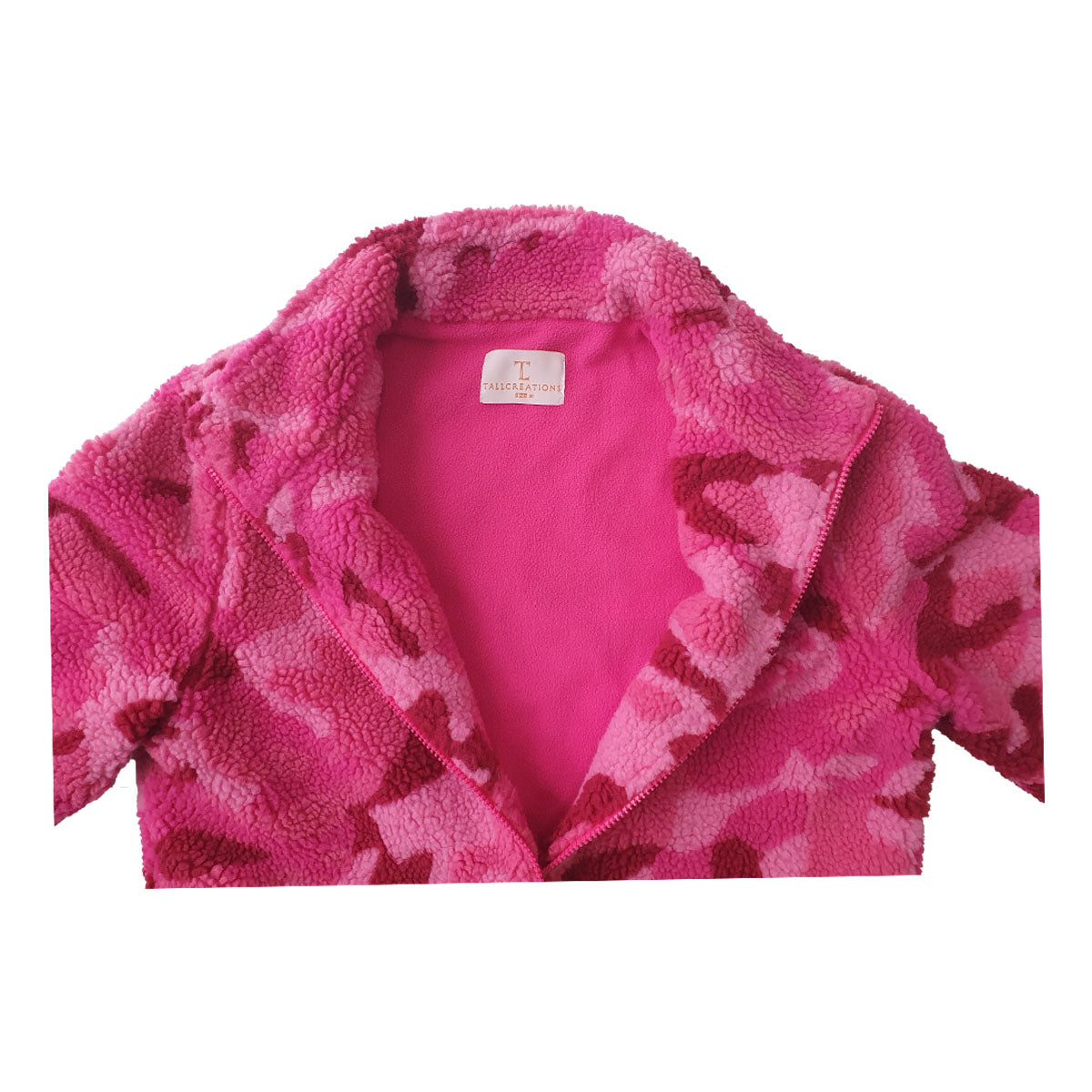 Pink Camo Fleece Jacket