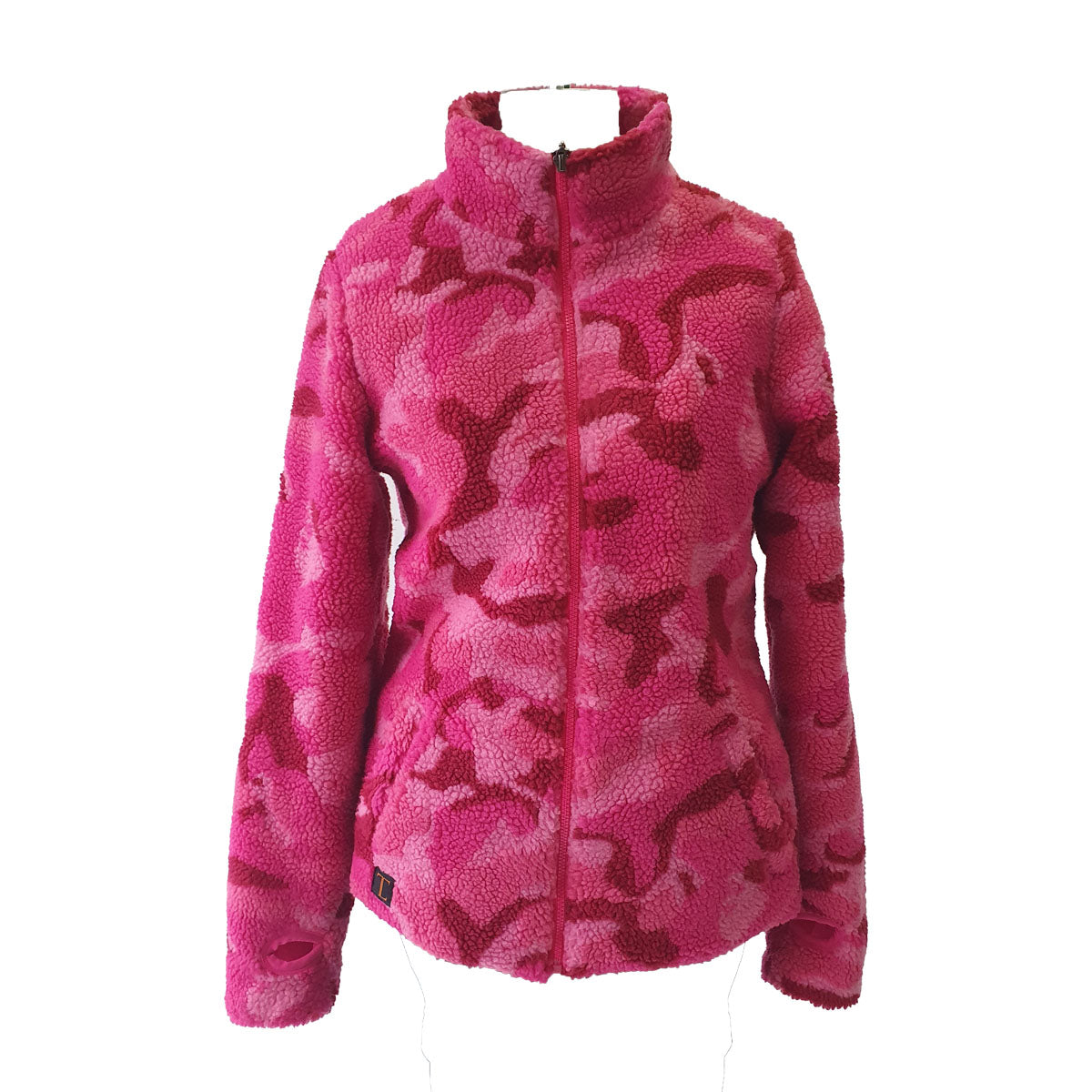 Pink Camo Fleece Jacket