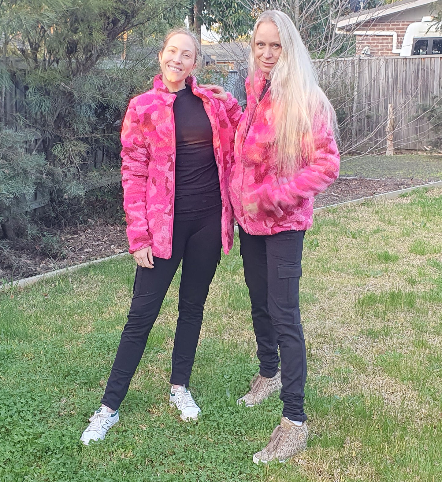 Pink Camo Fleece Jacket